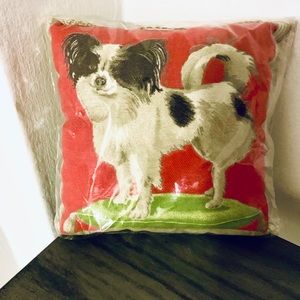 Papillon Throw Mini Pillow Antique